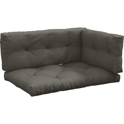 Outsunny Set de 3 Cojines de Jardín para Sofás y Palets en Poliéster con Relleno Grueso Gris Oscuro Aosom España Outsunny Set de 3 Cojines de Jardín para Sofás y Palets en Poliéster con Relleno Grueso Gris Oscuro Aosom España