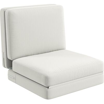 HOMCOM Sofá cama 3 en 1 plegable - Crema HOMCOM Sofá cama 3 en 1 plegable - Crema