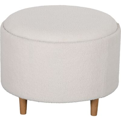 Homcom Puffs Taburete acolchonado Felpa de peluche almacenamiento oculto tapa reversible 56x56x42 cm Blanco Aosom España Homcom Puffs Taburete acolchonado Felpa de peluche almacenamiento oculto tapa reversible 56x56x42 cm Blanco Aosom España