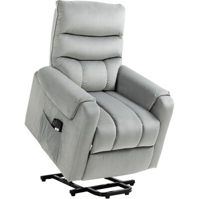 Sillón Elevador Homcom con Masaje - Gris Sillón Elevador Homcom con Masaje - Gris