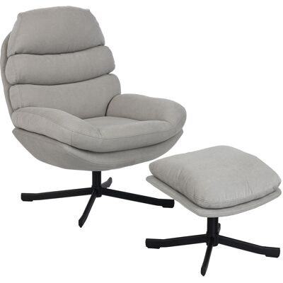 Homcom Sillón relax con ottomana Sillón lounge con tejido chenilla, Sillón moderno para TV, 78 x 93 x 100 cm, crema Aosom España Homcom Sillón relax con ottomana Sillón lounge con tejido chenilla, Sillón moderno para TV, 78 x 93 x 100 cm, crema Aosom España