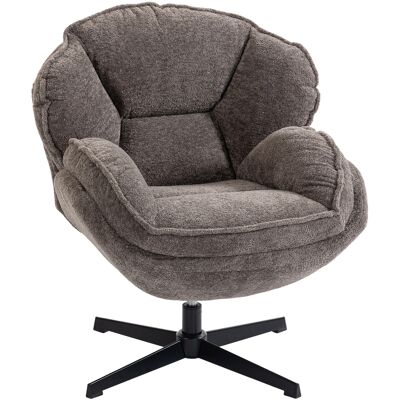 Homcom Sillón wingback moderno, sillón con reposabrazos en terciopelo con base de cuatro estrellas, muelles en S, función de giro 360°, gris Aosom España Homcom Sillón wingback moderno, sillón con reposabrazos en terciopelo con base de cuatro estrellas, muelles en S, función de giro 360°, gris Aosom España