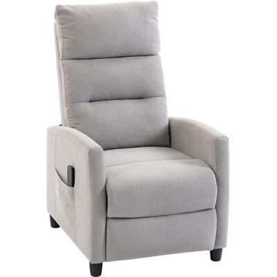 Homcom Sillón de Masaje Reclinable con Reposapiés 2 Zonas de Masaje Respaldo Alto Bolsillos Tapizado en Chenilla Gris Homcom Sillón de Masaje Reclinable con Reposapiés 2 Zonas de Masaje Respaldo Alto Bolsillos Tapizado en Chenilla Gris