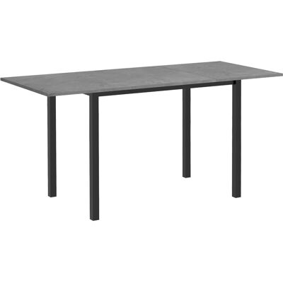 HOMCOM Mesa de comedor - Extensible, Superficie grande, Patas de acero HOMCOM Mesa de comedor - Extensible, Superficie grande, Patas de acero