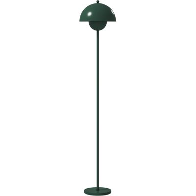 Homcom Lámpara de Pie para Salón Moderna con Pantalla de Cuenco Interruptor de Pie Casquillo E27 Sin Bombilla Ø30x155 cm Verde Homcom Lámpara de Pie para Salón Moderna con Pantalla de Cuenco Interruptor de Pie Casquillo E27 Sin Bombilla Ø30x155 cm Verde