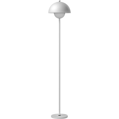 Homcom Lámpara de Pie para Salón Moderna con Pantalla de Cuenco Interruptor de Pie Casquillo E27 Sin Bombilla Ø30x155 cm Plata Homcom Lámpara de Pie para Salón Moderna con Pantalla de Cuenco Interruptor de Pie Casquillo E27 Sin Bombilla Ø30x155 cm Plata