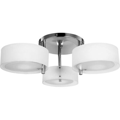 Homcom Lámpara de Techo Gota E27 Iluminación de Techo con Pantalla de Acrílico para Salón Dormitorio Comedor Cocina Blanco Homcom Lámpara de Techo Gota E27 Iluminación de Techo con Pantalla de Acrílico para Salón Dormitorio Comedor Cocina Blanco