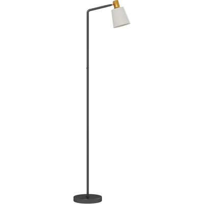 Homcom Lámpara de pie LED con cabeza giratoria a 350°, ajuste temperatura de color 3000K/4000K/6500K, Negro Aosom España Homcom Lámpara de pie LED con cabeza giratoria a 350°, ajuste temperatura de color 3000K/4000K/6500K, Negro Aosom España