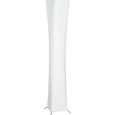 Homcom Lámpara de Pie Moderna con Interruptor de Pedal, en Acero y Tejido, 25x25x129 cm, Blanco y Plata Aosom España Homcom Lámpara de Pie Moderna con Interruptor de Pedal, en Acero y Tejido, 25x25x129 cm, Blanco y Plata Aosom España