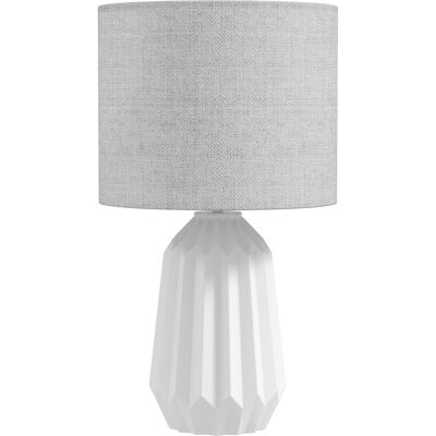 Homcom Lámpara de mesa, lámpara de sobremesa, lámpara de mesita con pantalla de lino, interruptor basculante, lámpara de escritorio, 22 x 22 x 39 cm, Blanco Aosom España Homcom Lámpara de mesa, lámpara de sobremesa, lámpara de mesita con pantalla de lino, interruptor basculante, lámpara de escritorio, 22 x 22 x 39 cm, Blanco Aosom España