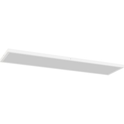 Homcom Juego de 4 Lámparas de Techo Color Regulable con Interruptor DIP y de Pared 3000K/4000K/6000K 120x30x3,7 cm Blanco Homcom Juego de 4 Lámparas de Techo Color Regulable con Interruptor DIP y de Pared 3000K/4000K/6000K 120x30x3,7 cm Blanco