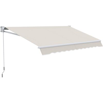 Toldo retráctil Outsunny - Protección UV50+ Toldo retráctil Outsunny - Protección UV50+