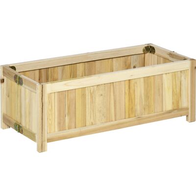Outsunny - Jardinera de Madera Plegable - 4 Patas - Planter Outsunny - Jardinera de Madera Plegable - 4 Patas - Planter