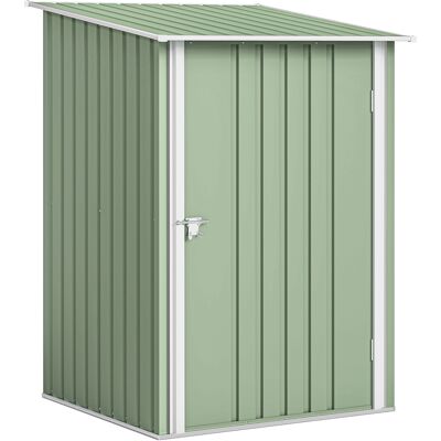 Outsunny Caseta de Jardín para Herramientas en Acero Galvanizado con Puerta, 100x104x160 cm, Verde Claro Aosom España Outsunny Caseta de Jardín para Herramientas en Acero Galvanizado con Puerta, 100x104x160 cm, Verde Claro Aosom España