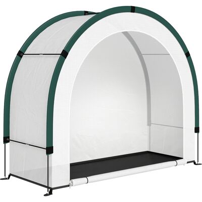 Outsunny Invernadero de Jardín Plegable y Portátil, Pequeño Invernadero para Balcón en Lona PE y Puerta con Cremallera, 200 x 80 x 164 cm, Verde Aosom España Outsunny Invernadero de Jardín Plegable y Portátil, Pequeño Invernadero para Balcón en Lona PE y Puerta con Cremallera, 200 x 80 x 164 cm, Verde Aosom España