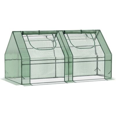 Outsunny greenhouse - 180x90x90 cm - Verde - Marco de acero - Invernadero Outsunny greenhouse - 180x90x90 cm - Verde - Marco de acero - Invernadero