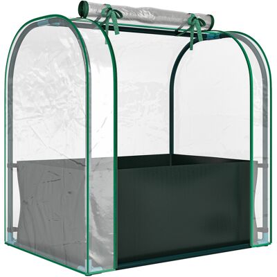 Outsunny Mini Invernadero con Bolsa de Plantación Invernadero Pequeño Portátil para Interior y Exterior 68x50x70 cm Verde Outsunny Mini Invernadero con Bolsa de Plantación Invernadero Pequeño Portátil para Interior y Exterior 68x50x70 cm Verde