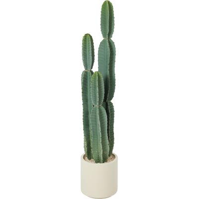Homcom Planta artificial Cactus grande 111 cm planta artificial en maceta para oficina salón Aosom España Homcom Planta artificial Cactus grande 111 cm planta artificial en maceta para oficina salón Aosom España