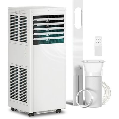 Homcom Aire acondicionado portátil 5000 BTU, 4 en 1: refrigeración, deshumidificación, ventilador, modo nocturno Aosom España Homcom Aire acondicionado portátil 5000 BTU, 4 en 1: refrigeración, deshumidificación, ventilador, modo nocturno Aosom España
