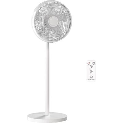 Homcom Ventilador de Pie con Control Remoto Altura Ajustable 4 Velocidades Oscilación 80° Temporizador 10H Pantalla LED Blanco Homcom Ventilador de Pie con Control Remoto Altura Ajustable 4 Velocidades Oscilación 80° Temporizador 10H Pantalla LED Blanco