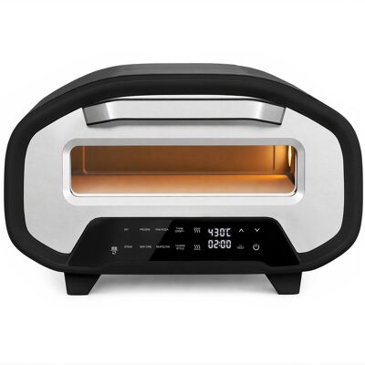 Homcom Horno para Pizza de Interior Eléctrico 30,48 cm 8 Programas 430 °C Temporizador Piedra de Cerámica 2200 W Gris Aosom España Homcom Horno para Pizza de Interior Eléctrico 30,48 cm 8 Programas 430 °C Temporizador Piedra de Cerámica 2200 W Gris Aosom España