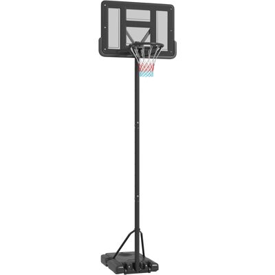 SPORTNOW Canasta de Baloncesto de Exterior 2 en 1 con Altura Ajustable 230-305 cm Aro de Baloncesto con Soporte Ruedas Base Negro SPORTNOW Canasta de Baloncesto de Exterior 2 en 1 con Altura Ajustable 230-305 cm Aro de Baloncesto con Soporte Ruedas Base Negro