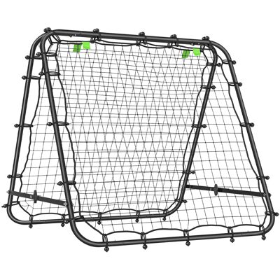Homcom Red de Rebote Plegable con Ángulo Ajustable para Entrenamiento de Fútbol Béisbol y Tenis 100x95x90 cm Negro Homcom Red de Rebote Plegable con Ángulo Ajustable para Entrenamiento de Fútbol Béisbol y Tenis 100x95x90 cm Negro
