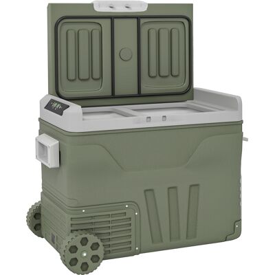 Outsunny Nevera Portátil Eléctrica 45L Refrigerador de Coche 12V/24V -20℃ a +20 ℃ con Pantalla LED Táctil 64,5x43,5x53 cm Verde Outsunny Nevera Portátil Eléctrica 45L Refrigerador de Coche 12V/24V -20℃ a +20 ℃ con Pantalla LED Táctil 64,5x43,5x53 cm Verde
