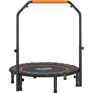 Homcom Cama Elástica Plegable Ø102 cm con Mango Ajustable Marco de Acero para Entrenamiento Piernas Cuerpo Negro y Naranja Homcom Cama Elástica Plegable Ø102 cm con Mango Ajustable Marco de Acero para Entrenamiento Piernas Cuerpo Negro y Naranja