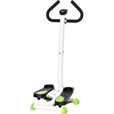 Homcom Máquina de Steps Mini Stepper para Fitness en Casa con Pantalla LCD y Pedales Antideslizantes 55x44x108 cm Blanco Aosom España Homcom Máquina de Steps Mini Stepper para Fitness en Casa con Pantalla LCD y Pedales Antideslizantes 55x44x108 cm Blanco Aosom España