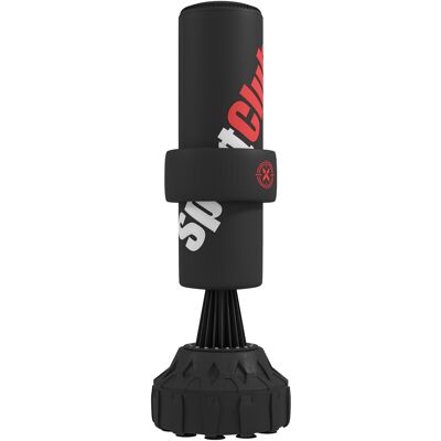 SPORTNOW Saco de Boxeo de Pie 175 cm para Adultos Altura Ajustable de Banda Base Rellenable con Ventosas Amortiguador Negro SPORTNOW Saco de Boxeo de Pie 175 cm para Adultos Altura Ajustable de Banda Base Rellenable con Ventosas Amortiguador Negro
