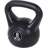 Kettlebell HOMCOM de 8kg para el deporte y el fitness en PVC con arena y mango liso antideslizante