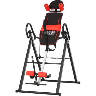 Homcom Tabla de Inversión Gravitacional Plegable Acolchada con Cinturón de Seguridad Regulable en Altura para Usuarios de 130-190cm Aosom España Homcom Tabla de Inversión Gravitacional Plegable Acolchada con Cinturón de Seguridad Regulable en Altura para Usuarios de 130-190cm Aosom España