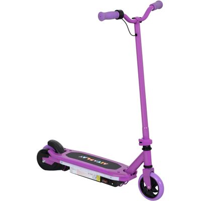 AIYAPLAY Monopatín eléctrico para niños 6-14 años, velocidad máxima 10 km/h, luces LED de colores, freno electrónico, violeta Aosom España AIYAPLAY Monopatín eléctrico para niños 6-14 años, velocidad máxima 10 km/h, luces LED de colores, freno electrónico, violeta Aosom España