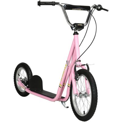 Homcom Patinete para Niños Mayores de 5 Años Scooter de 2 Ruedas Grandes con Doble Freno y Manillar Ajustable en Altura para Adolescentes Adultos 135x58x92-100 cm Rosa Aosom España Homcom Patinete para Niños Mayores de 5 Años Scooter de 2 Ruedas Grandes con Doble Freno y Manillar Ajustable en Altura para Adolescentes Adultos 135x58x92-100 cm Rosa Aosom España