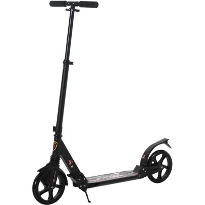 Homcom Patinete Plegable Altura Ajustable para Adultos y Niños (más de 14 años) Grandes Ruedas Ø200 mm Aluminio Carga 100kg Aosom España Homcom Patinete Plegable Altura Ajustable para Adultos y Niños (más de 14 años) Grandes Ruedas Ø200 mm Aluminio Carga 100kg Aosom España