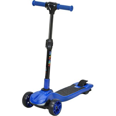 AIYAPLAY Patinete eléctrico infantil 6+ años, plegable 3 ruedas arranque cero, velocidad máxima 8 km/h 64 x 29 x 83 cm azul AIYAPLAY Patinete eléctrico infantil 6+ años, plegable 3 ruedas arranque cero, velocidad máxima 8 km/h 64 x 29 x 83 cm azul
