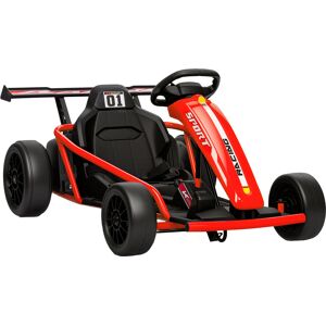 AIYAPLAY Coche eléctrico GoKart kart eléctrico para niños 2 x 24 V motores modo derrape a 13 km/h 119 x 77 x 54 cm rojo Aosom España AIYAPLAY Coche eléctrico GoKart kart eléctrico para niños 2 x 24 V motores modo derrape a 13 km/h 119 x 77 x 54 cm rojo Aosom España
