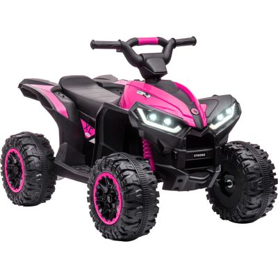 Homcom Quad Eléctrico Infantil a Batería 12V para Niños de 3-5 Años Vehículo Eléctrico con 2 Motores 83x53x55,5 cm Rosa Aosom España Homcom Quad Eléctrico Infantil a Batería 12V para Niños de 3-5 Años Vehículo Eléctrico con 2 Motores 83x53x55,5 cm Rosa Aosom España