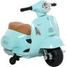 Homcom Motocicleta Infantil con Faro Bocina y 4 Ruedas Moto Eléctrica Vespa para Niños con Licencia 66,5x38x52 cm Verde