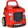 Homcom Motor de Camión para Niños de +3 Años Conjunto de Motor de Juguete con 61 Piezas Volante Bocina Faros Caja de Almacenaje y Ruedas 40x39x47 cm Rojo