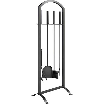 Outsunny Juego para Chimenea de Metal 6 Piezas con Bolsa Negro Aosom España Outsunny Juego para Chimenea de Metal 6 Piezas con Bolsa Negro Aosom España