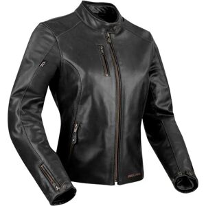 Chaqueta de cuero de moto Segura Laxey - Negro - Talla 46 Chaqueta de cuero de moto Segura Laxey - Negro - Talla 46
