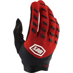 100percent Guantes Off-road Airmatic Black / Red M 100percent Guantes Off-road Airmatic Black / Red M
