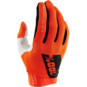 100percent Guantes Off-road Ridefit Fluo Orange M 100percent Guantes Off-road Ridefit Fluo Orange M
