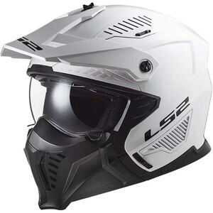 Ls2 Casco Convertible Of606 Drifter White XS Ls2 Casco Convertible Of606 Drifter White XS
