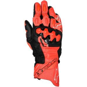 Alpinestars Guantes De Cuero Gp Plus R V3 Bright Red / Red Fluo / Black 2XL Alpinestars Guantes De Cuero Gp Plus R V3 Bright Red / Red Fluo / Black 2XL