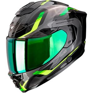 Scorpion Casco Integral Exo-1500 Air Sleek Black / Green M Scorpion Casco Integral Exo-1500 Air Sleek Black / Green M