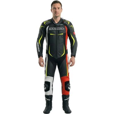 Spidi Mono De Cuero Track Wind Pro Red / Yellow Fluo / Black / White 56 Spidi Mono De Cuero Track Wind Pro Red / Yellow Fluo / Black / White 56