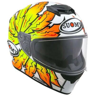 Suomy Casco Integral Stellar Apache Grey / Red / White L Suomy Casco Integral Stellar Apache Grey / Red / White L